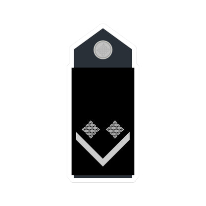 Naramenica odore desetnika HRZ i PZO (Croatia) (Military Rank) STICKER Vinyl Kiss-Cut Decal