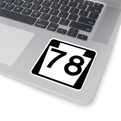 PA-78 (Pennsylvania) (Road Sign) STICKER Vinyl Kiss-Cut Decal