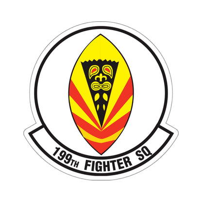 199 Fighter Squadron (U.S. Air Force) STICKER Vinyl Kiss-Cut Decal-4" × 4"-White-The Sticker Space