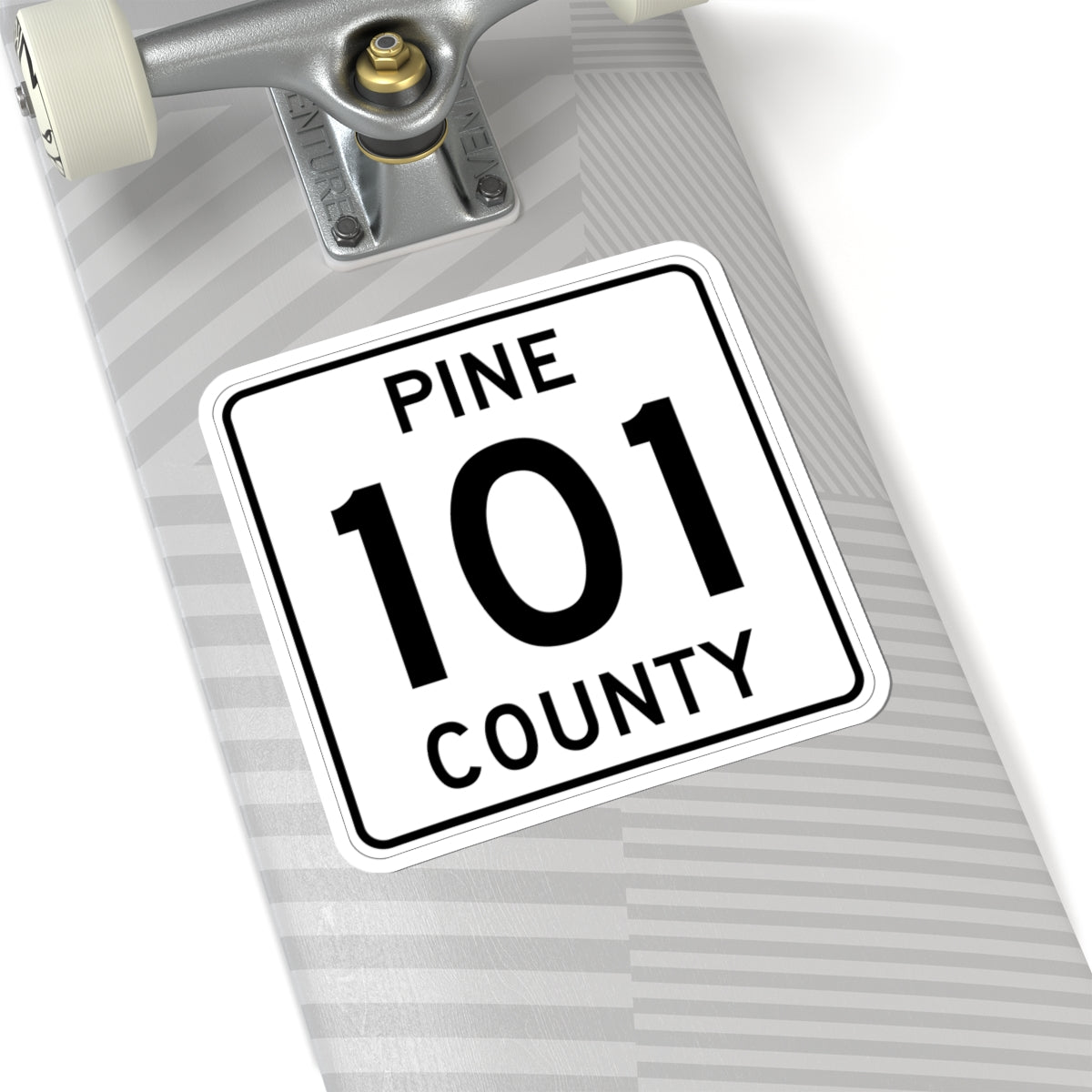 Pine County Route 101 MN (Minnesota) (Road Sign) STICKER Vinyl Kiss-Cut Decal