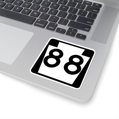 PA-88 (Pennsylvania) (Road Sign) STICKER Vinyl Kiss-Cut Decal