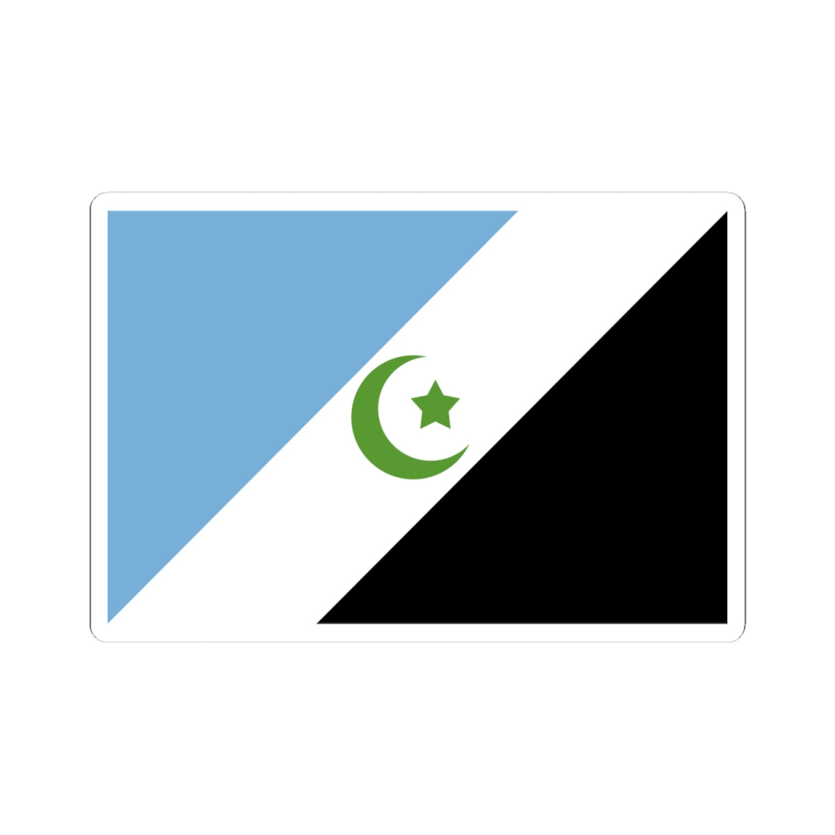 Flag of Shabak Democratic Party (Iraq) STICKER Vinyl Kiss-Cut Decal