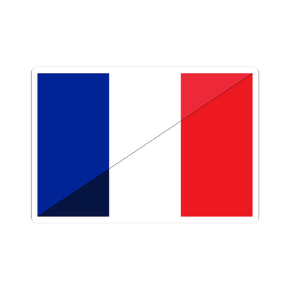 Flag of France shade comparison (France) STICKER Vinyl Kiss-Cut Decal