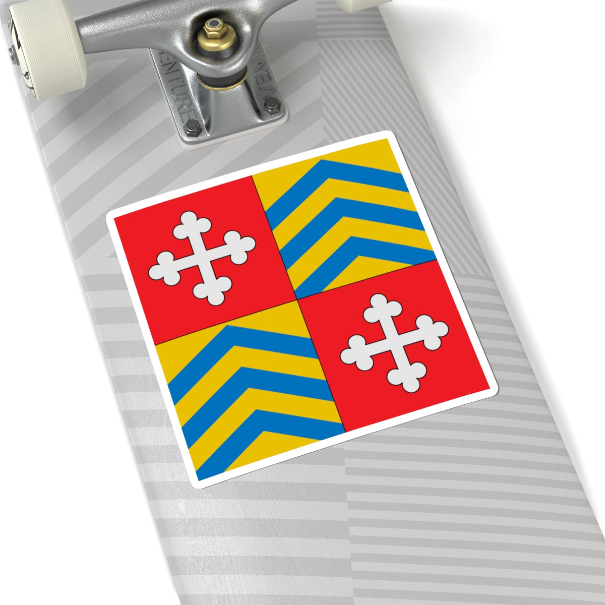 Flag of Jean Cesar Scarcella (Switzerland) STICKER Vinyl Kiss-Cut Decal