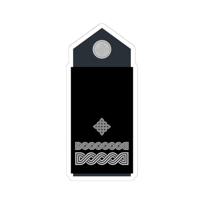 Naramenica službene odore bojnika HRZ i PZO (Croatia) (Military Rank) STICKER Vinyl Kiss-Cut Decal