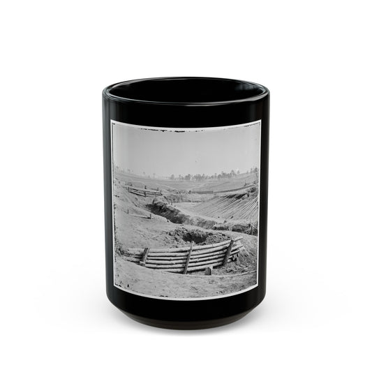 Petersburg, Va. View Of Fort Sedgwick (U.S. Civil War) Black Coffee Mug
