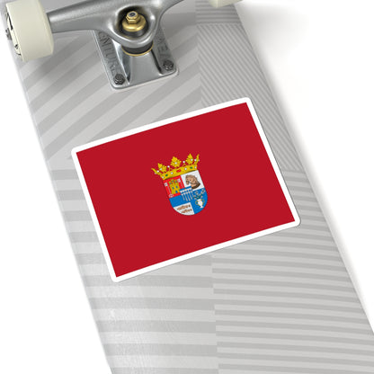 Flag Segovia province (Spain) STICKER Vinyl Kiss-Cut Decal