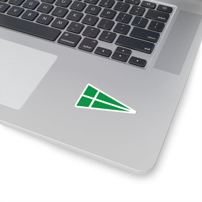Burgee of BS-Fuzfo Sailing Club (Hungary) STICKER Vinyl Kiss-Cut Decal