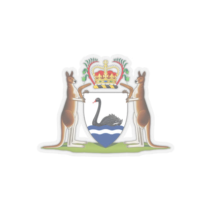 Coat of arms of Western Australia - STICKER Vinyl Kiss-Cut Decal