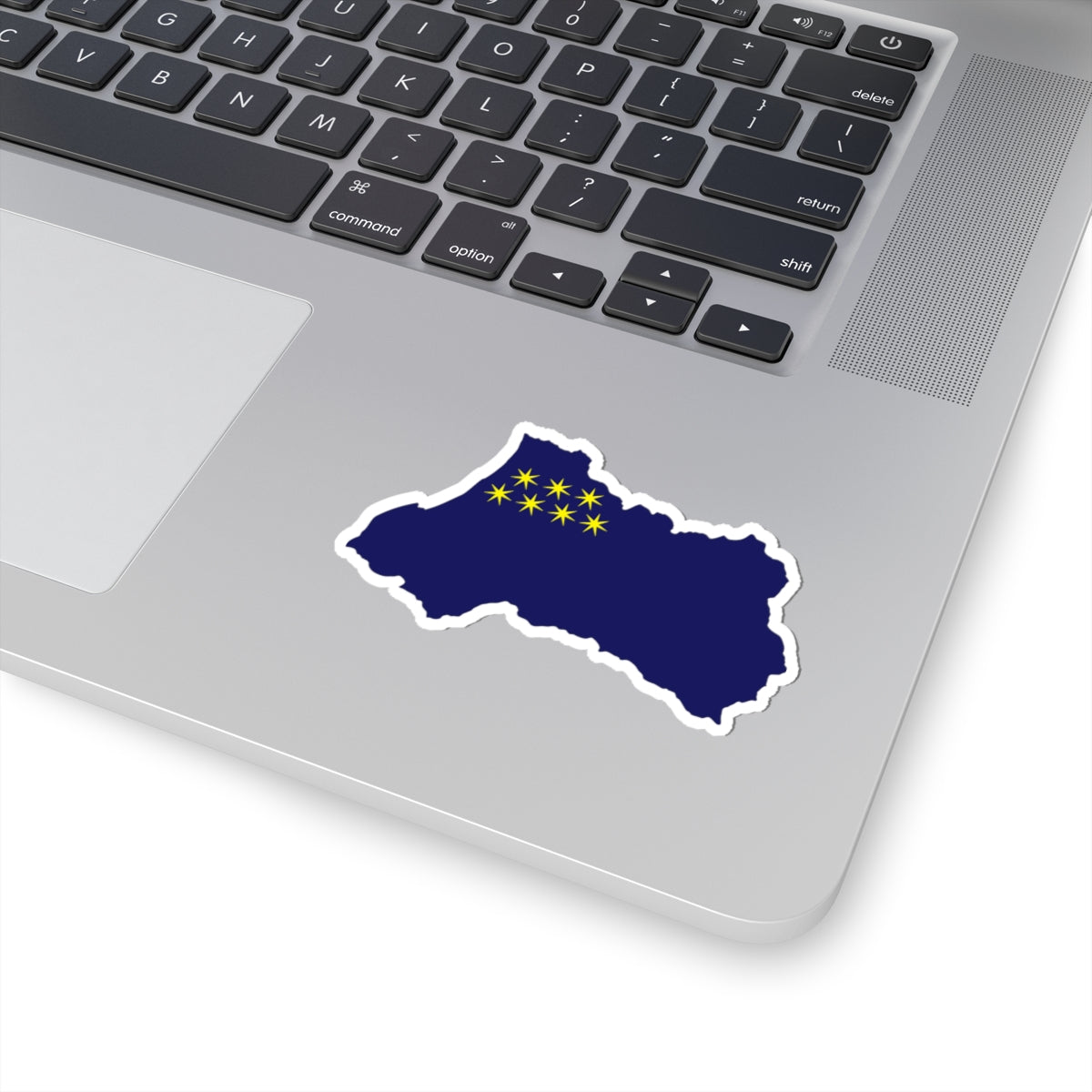 Flag-map of Ajara 2000-2004 (Georgia) STICKER Vinyl Kiss-Cut Decal