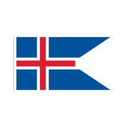 Flag of Iceland state (Iceland) STICKER Vinyl Kiss-Cut Decal