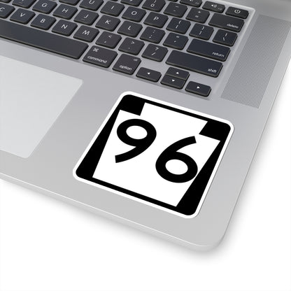 PA-96 (Pennsylvania) (Road Sign) STICKER Vinyl Kiss-Cut Decal