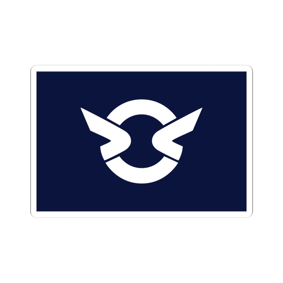 Flag of Kushima Miyazaki (Japan) STICKER Vinyl Kiss-Cut Decal