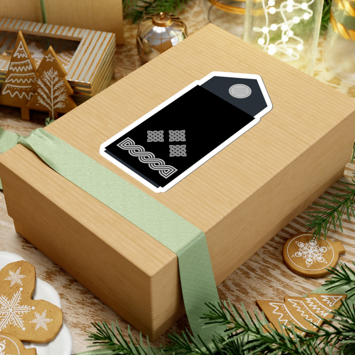 Naramenica službene odore satnika HRZ i PZO (Croatia) (Military Rank) STICKER Vinyl Kiss-Cut Decal