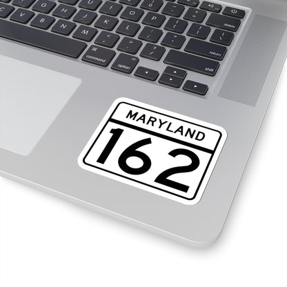 MD Route 162 (Maryland) (Road Sign) STICKER Vinyl Kiss-Cut Decal