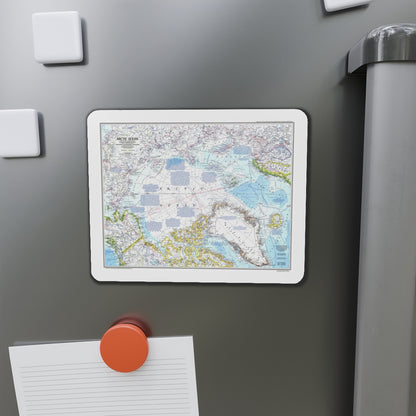 Arctic Ocean (1983) (Map) Refrigerator Magnet-The Sticker Space