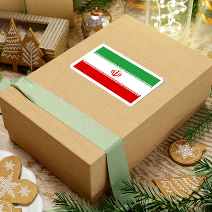 IRI flag with the first takbir design (Iran) STICKER Vinyl Kiss-Cut Decal