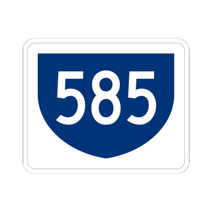 PR primary 585 (Puerto Rico) (Road Sign) STICKER Vinyl Kiss-Cut Decal