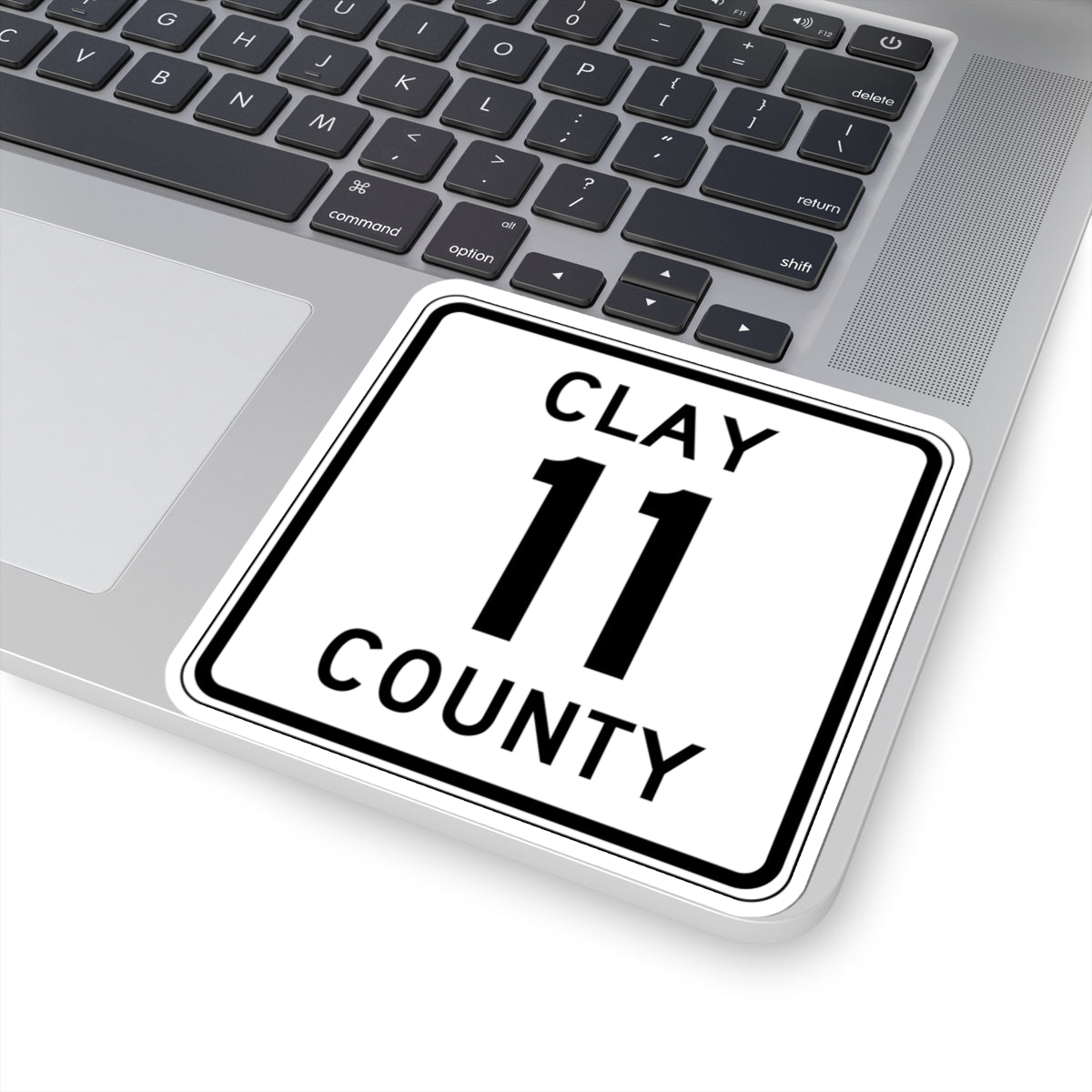 Clay County 11 MN (Minnesota) (Road Sign) STICKER Vinyl Kiss-Cut Decal