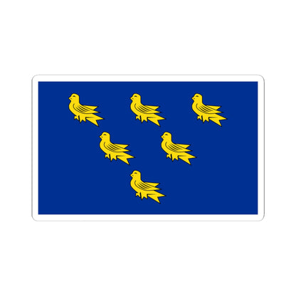 Flag of Sussex (England) STICKER Vinyl Kiss-Cut Decal