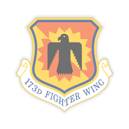 173rd Fighter Wing (U.S. Air Force) STICKER Vinyl Kiss-Cut Decal-2" × 2"-Transparent-The Sticker Space