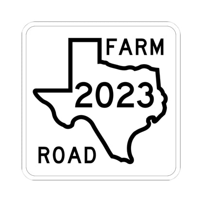 Texas FM 2023 1956 (Texas) (Road Sign) STICKER Vinyl Kiss-Cut Decal