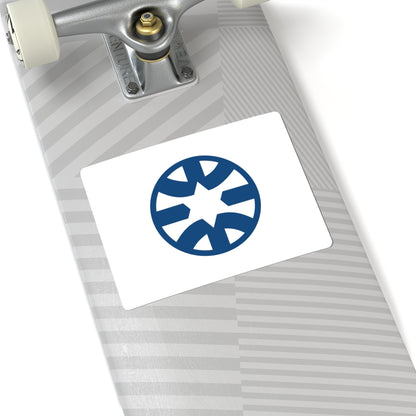 Flag of the Ministry of Foreign Affairs Israel (Israel) STICKER Vinyl Kiss-Cut Decal