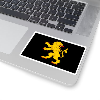 Flag of Cardiganshire proposal (United Kingdom) STICKER Vinyl Kiss-Cut Decal