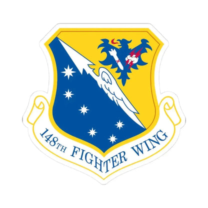 148th Fighter Wing (U.S. Air Force) STICKER Vinyl Kiss-Cut Decal 3 Inch White - The Sticker Space