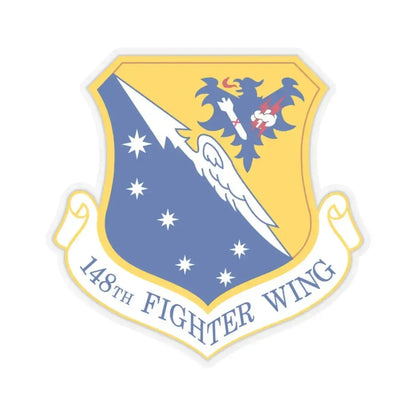 148th Fighter Wing (U.S. Air Force) STICKER Vinyl Kiss-Cut Decal 4 Inch Transparent - The Sticker Space