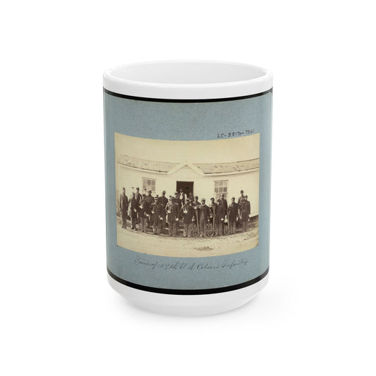 Band Of 107th U.S. Colored Infantry (U.S. Civil War) White Coffee Mug