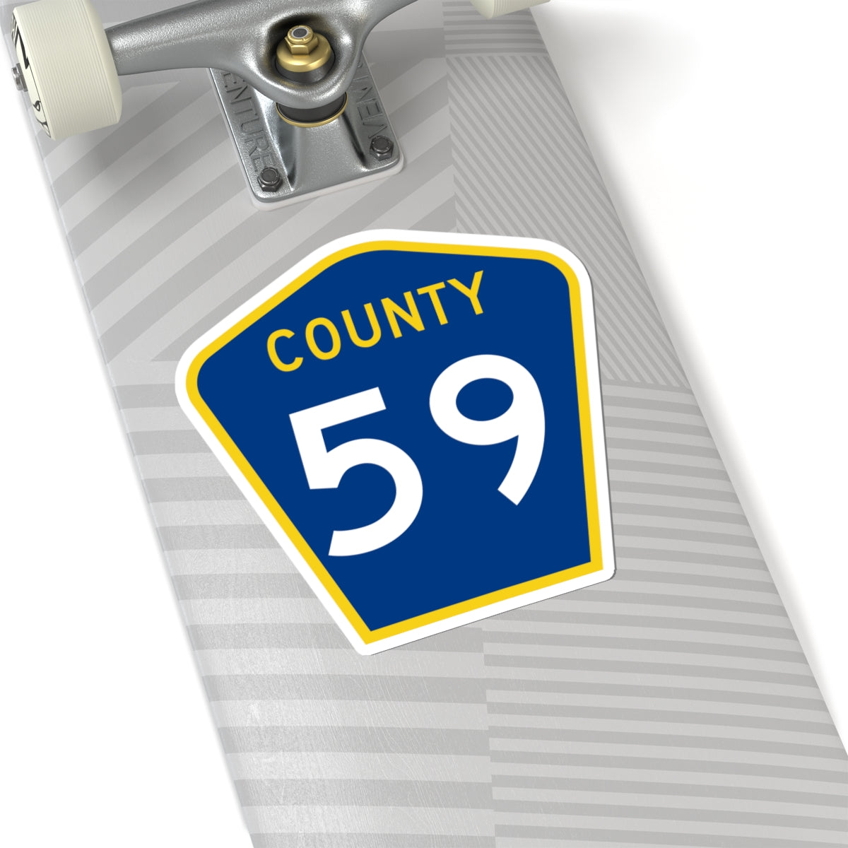 County 59 MN (Minnesota) (Road Sign) STICKER Vinyl Kiss-Cut Decal