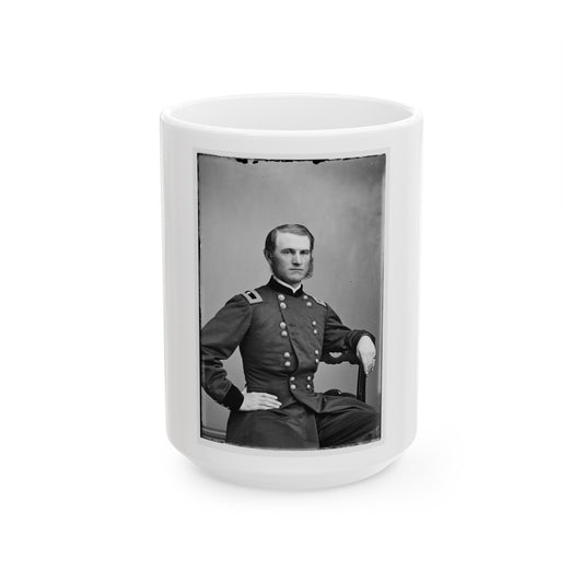 Portrait Of Brig. Gen. Thomas E. G. Ransom, Officer Of The Federal Army (U.S. Civil War) White Coffee Mug