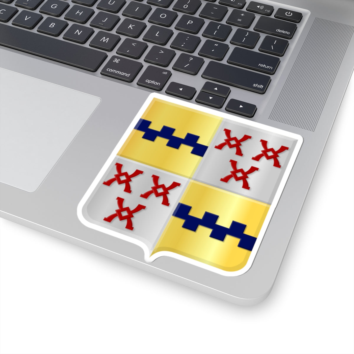 Albrandswaard en Kijvelanden wapen (Netherlands) (Coat of Arms) STICKER Vinyl Kiss-Cut Decal