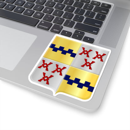 Albrandswaard en Kijvelanden wapen (Netherlands) (Coat of Arms) STICKER Vinyl Kiss-Cut Decal