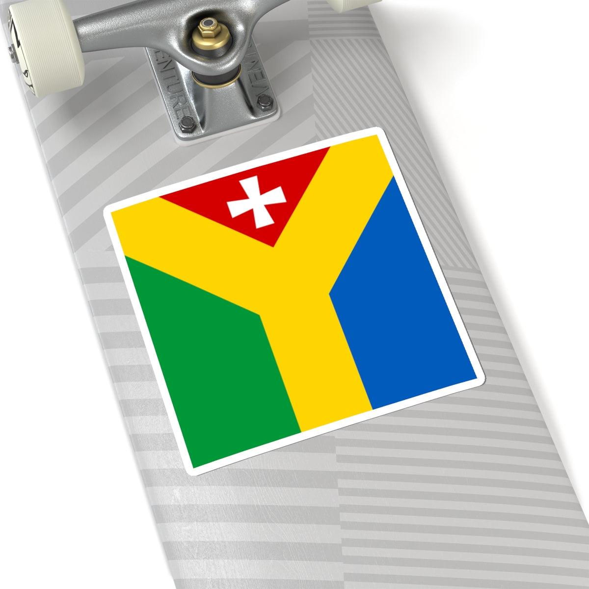 Shepetivka flag (Ukraine) STICKER Vinyl Kiss-Cut Decal