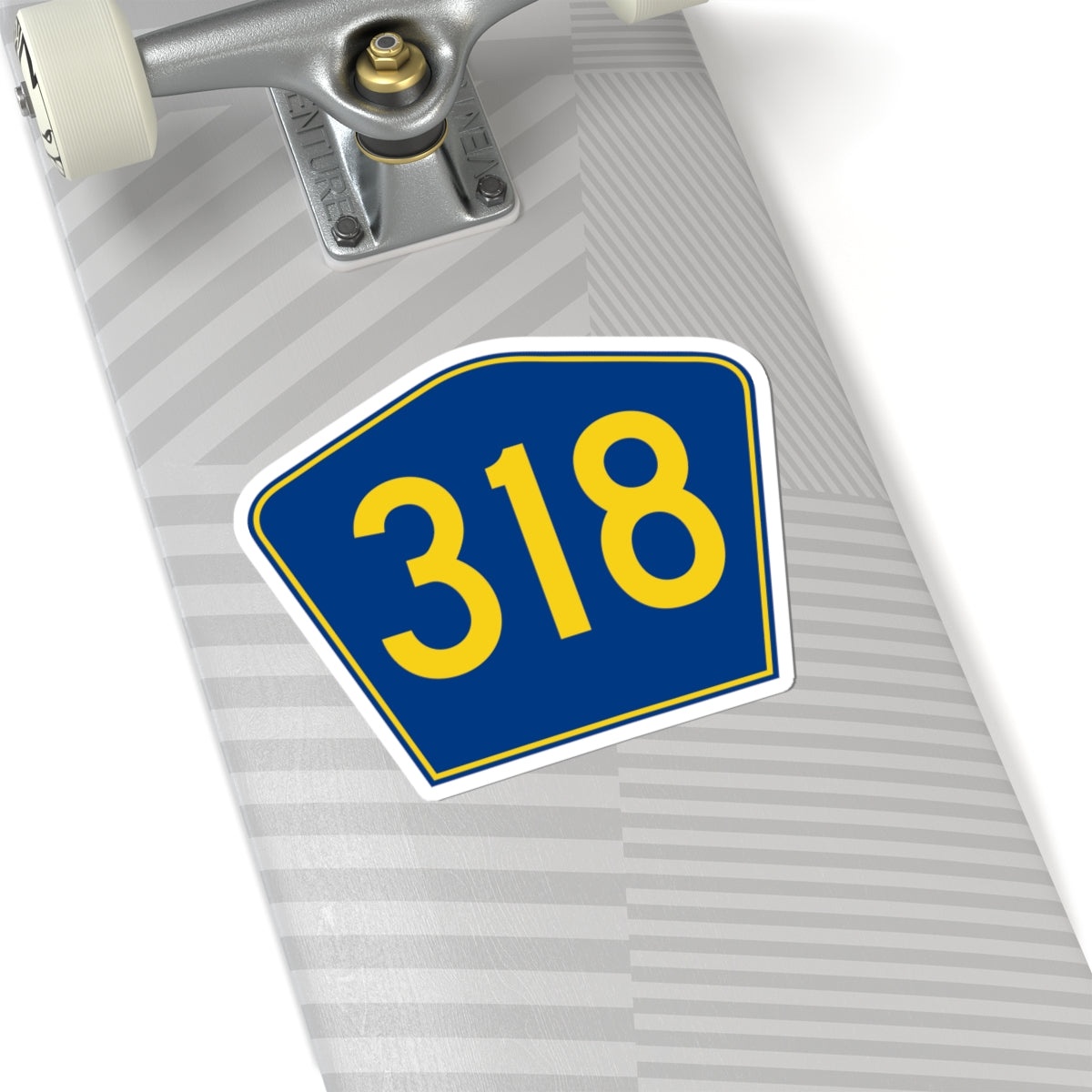 PR secondary 318 (Puerto Rico) (Road Sign) STICKER Vinyl Kiss-Cut Decal