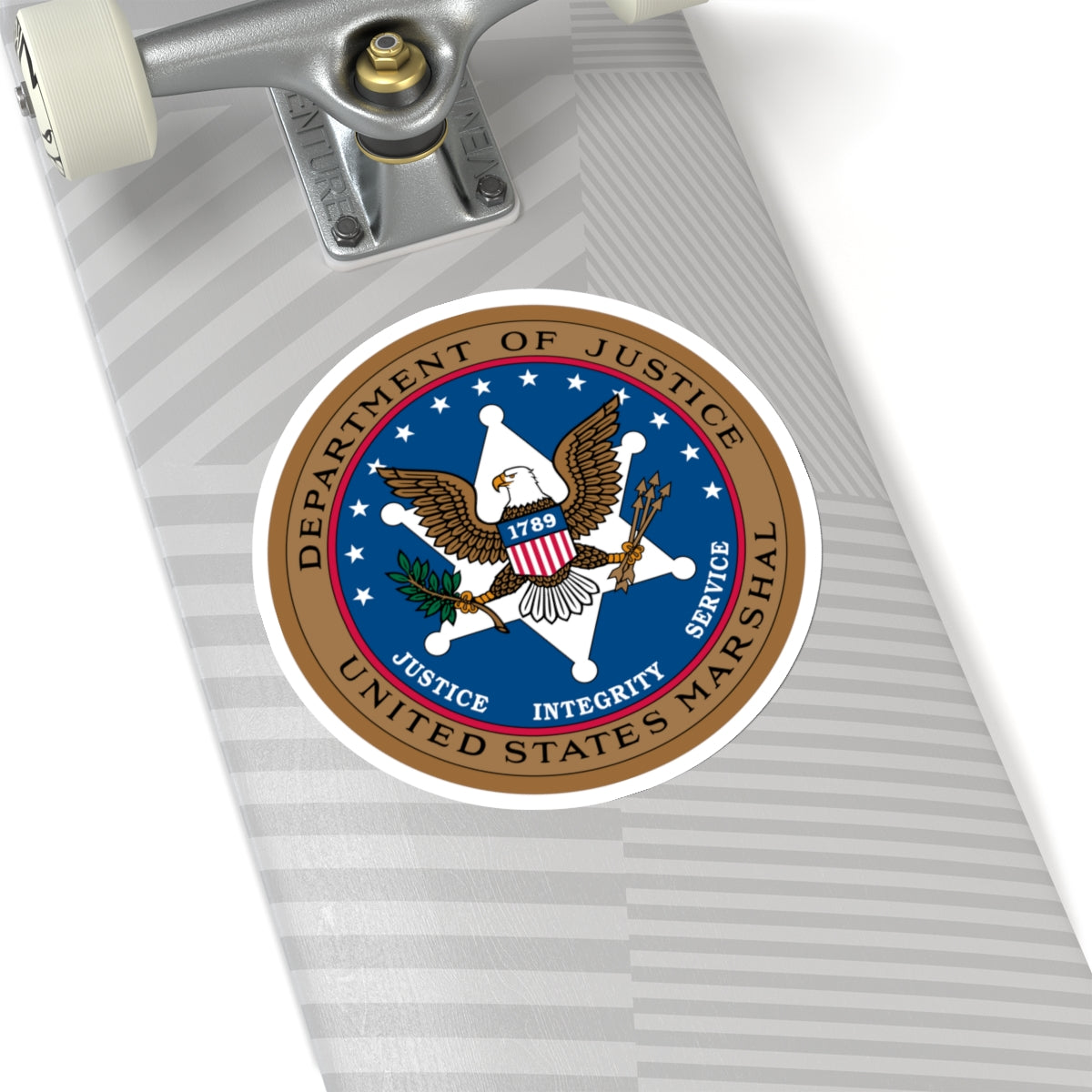 Seal of the United States Marshals Service - STICKER Vinyl Kiss-Cut Decal