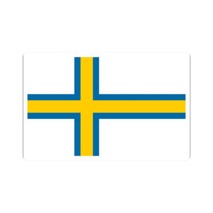 Norrland flag (Sweden) STICKER Vinyl Kiss-Cut Decal