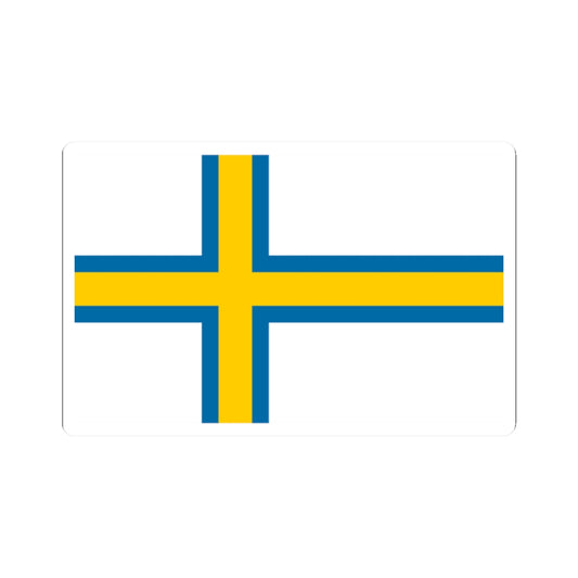 Norrland flag (Sweden) STICKER Vinyl Kiss-Cut Decal