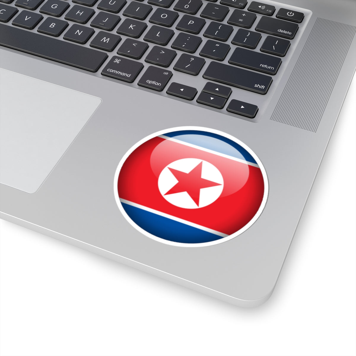 Flag orb North Korea (Korea) STICKER Vinyl Kiss-Cut Decal