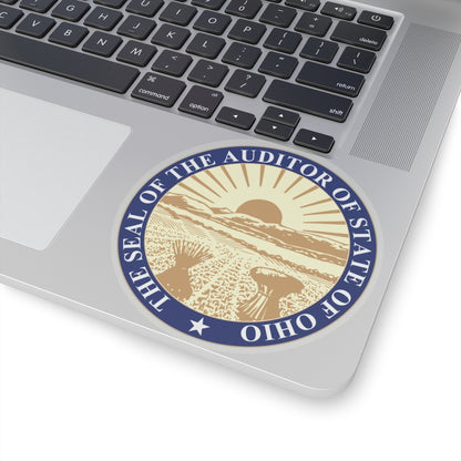 Seal of the State Auditor of Ohio - STICKER Vinyl Kiss-Cut Decal