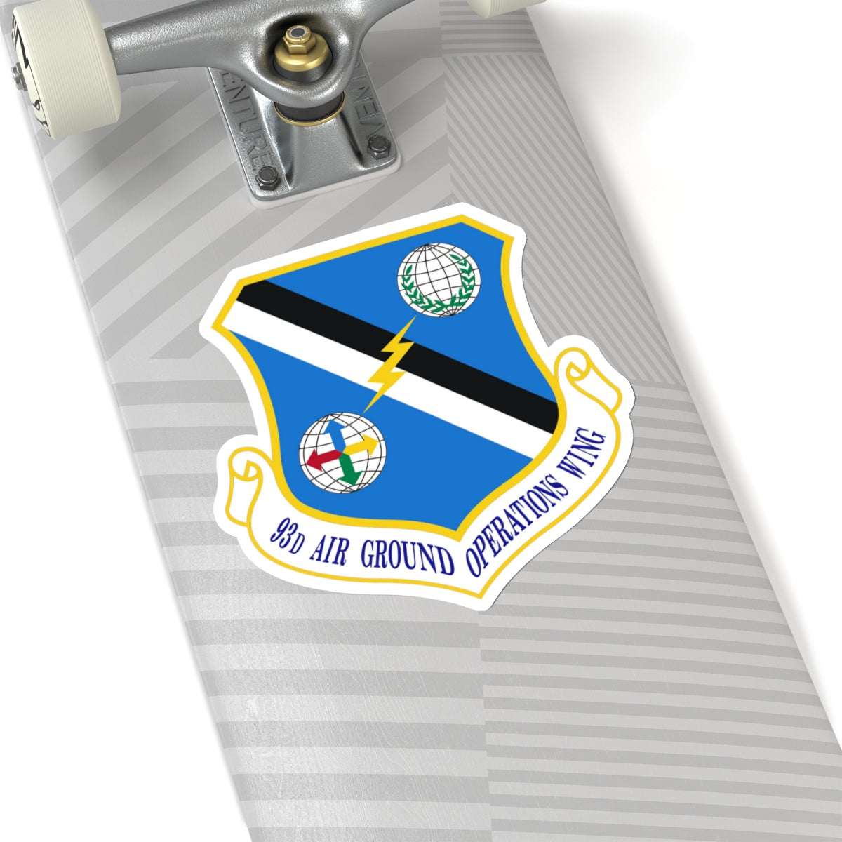 93d Air Ground Operations Wing Emblem (U.S. Air Force) STICKER Vinyl Kiss-Cut Decal