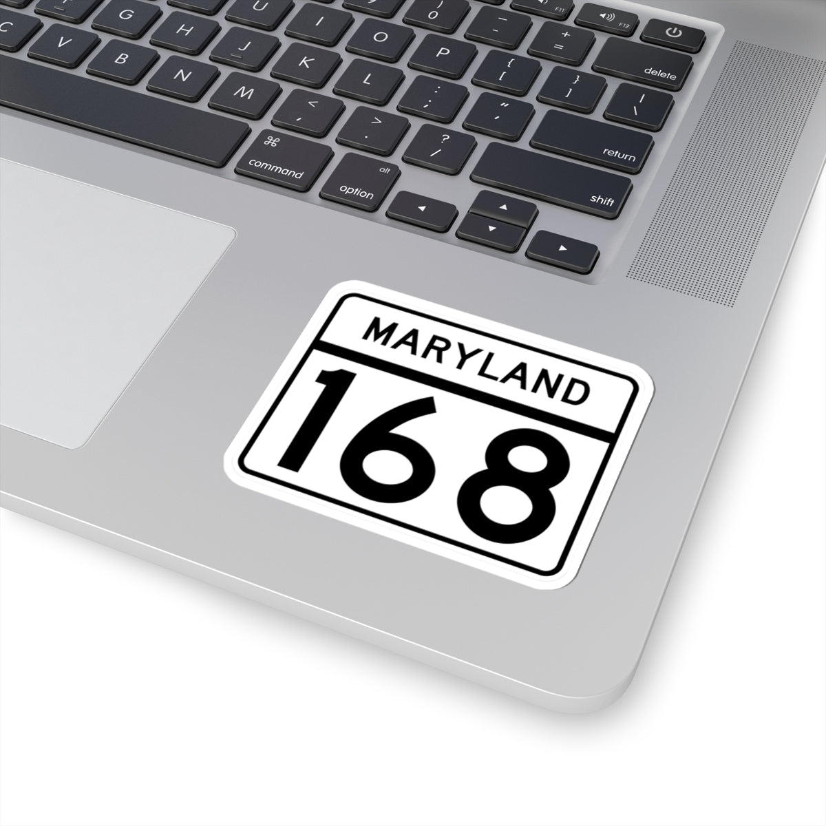 MD Route 168 (Maryland) (Road Sign) STICKER Vinyl Kiss-Cut Decal