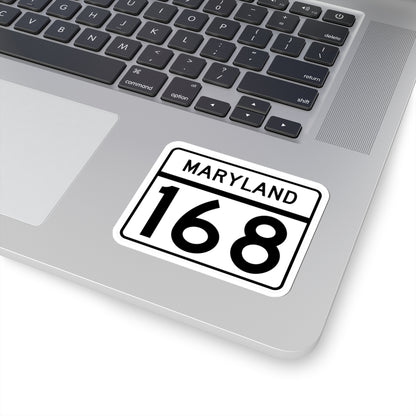 MD Route 168 (Maryland) (Road Sign) STICKER Vinyl Kiss-Cut Decal