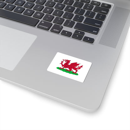 Flag of Wales 1807-1953 3-2 (United Kingdom) STICKER Vinyl Kiss-Cut Decal