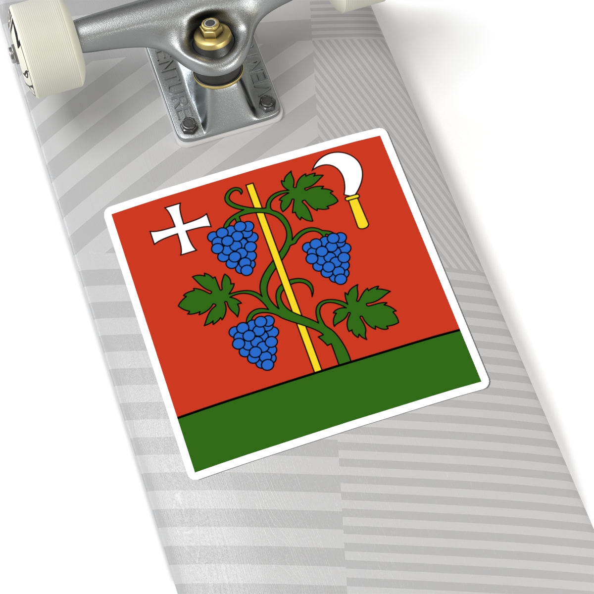 CHE Hongg Flag (Switzerland) STICKER Vinyl Kiss-Cut Decal
