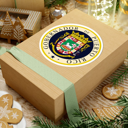 Seal of the Governor of Puerto Rico - STICKER Vinyl Kiss-Cut Decal