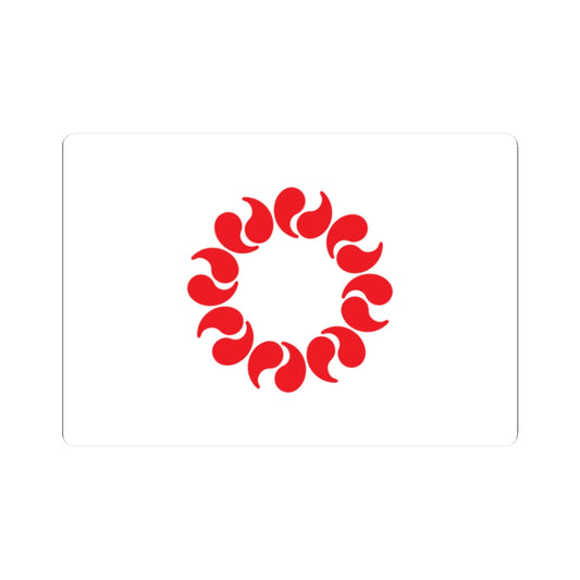 Flag of Saitama Prefecture (Japan) STICKER Vinyl Kiss-Cut Decal
