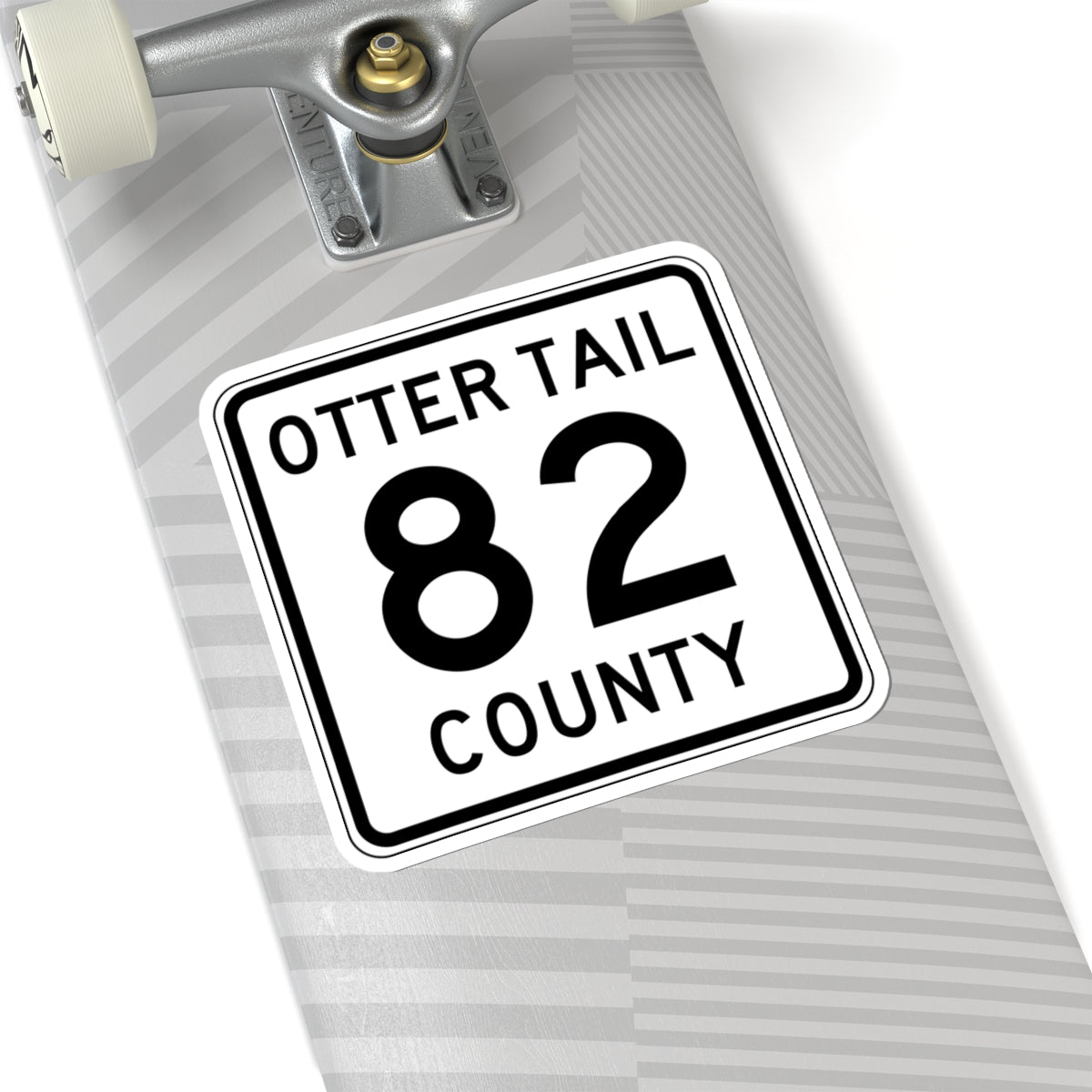 Otter Tail County Route 82 MN (Minnesota) (Road Sign) STICKER Vinyl Kiss-Cut Decal